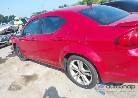 2013 Dodge Avenger Se V6 из США, поврежденный, VIN 1C3CDZAG5DN587553